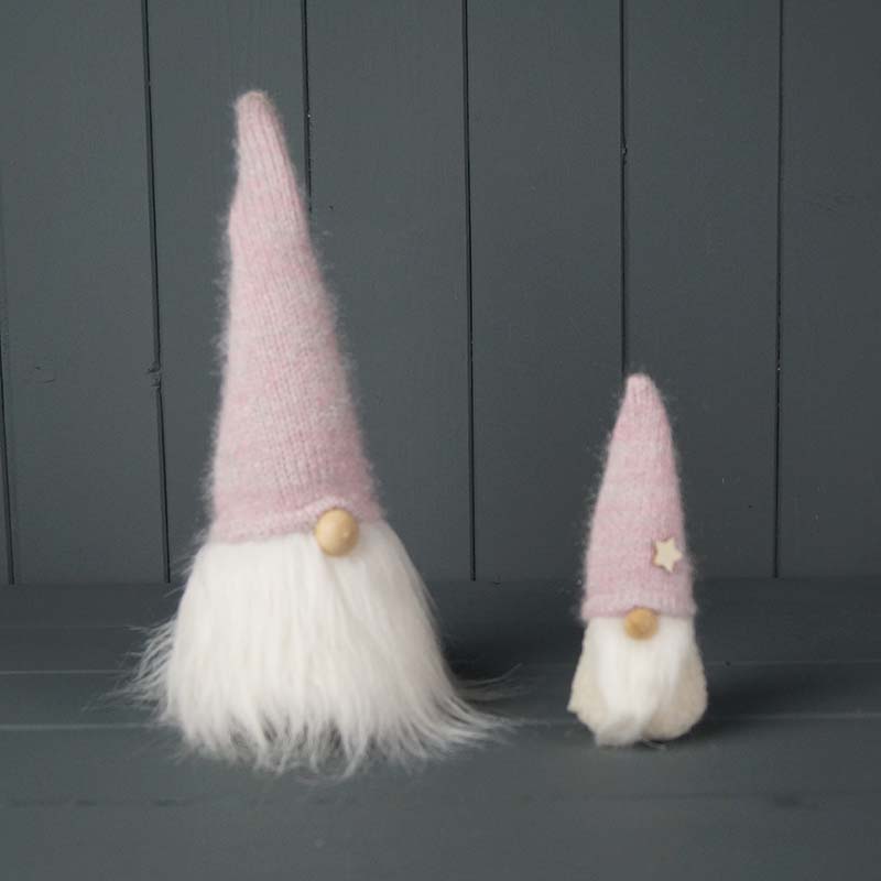 Pair of Gonks with Pink Hats