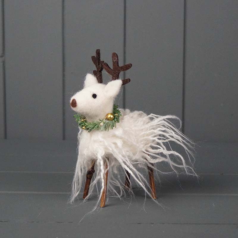 17cm Wool Reindeer