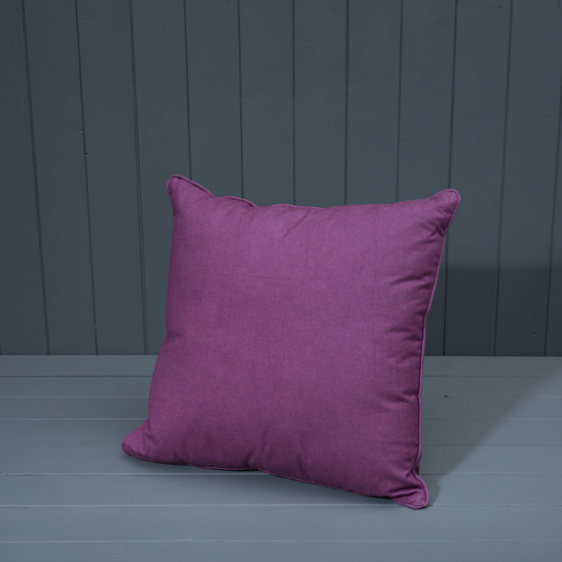 Purple Cotton Handmade Cushion