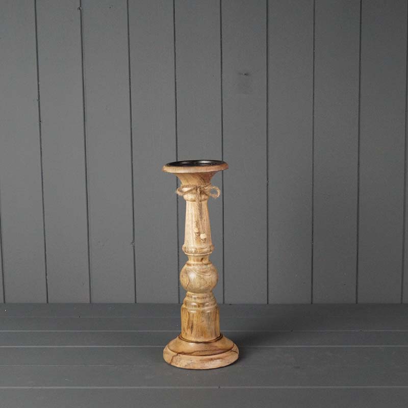 Wooden Candle Holder (31cm) detail page