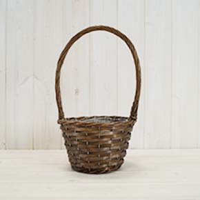 Willow Core Basket with Overhandle 18 cm detail page