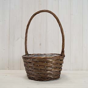 Willow Core Basket with Overhandle 24 cm detail page