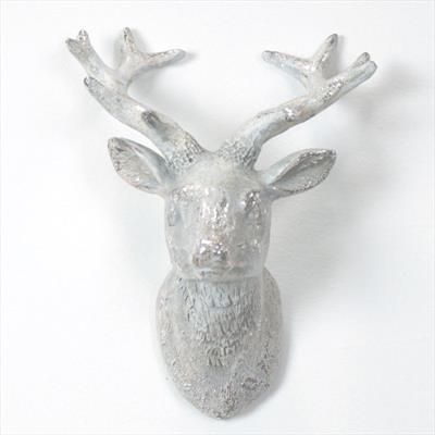 Sparkly Resin Stag's Head