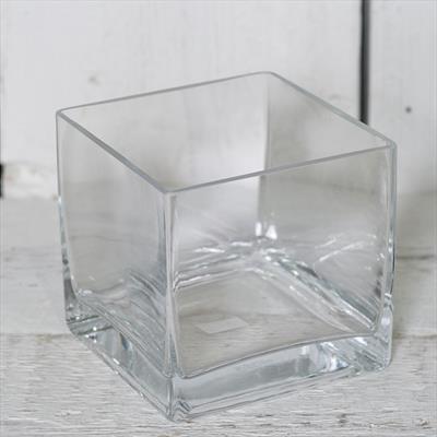 Clear Glass Cube