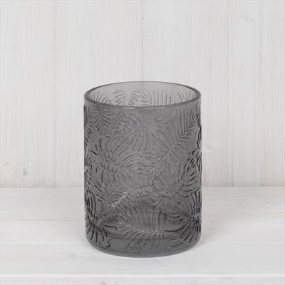 Grey Glass Tealight detail page