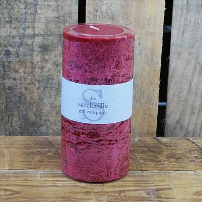 Festive Spiced Apple Scented Pillar Candle detail page