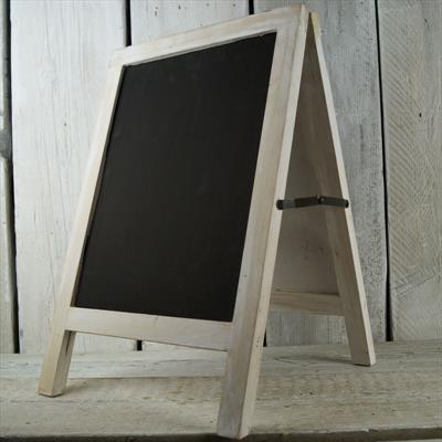 Double Sided Blackboard with Whitewashed Stand detail page