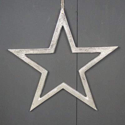 Raw Nickel Finish Star 50 cm detail page
