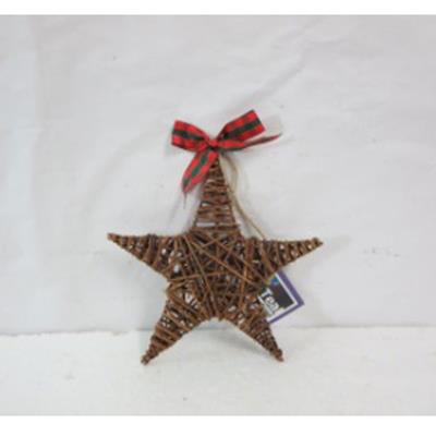 Extra Large Wicker Star with Ribbon detail page