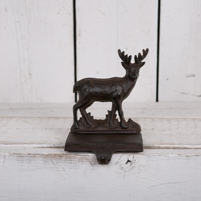 Cast Iron Reindeer Stocking Holder detail page