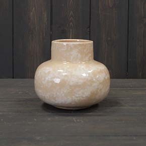 Medium Round Marble Vase (11cm)