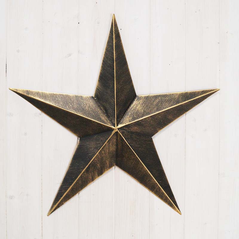 Medium Burnt Copper Hanging Star