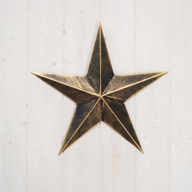 Small Burnt Copper Hanging Star