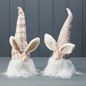 Mixed Fabric Gonks with Rabbit Ears (35cm) detail page