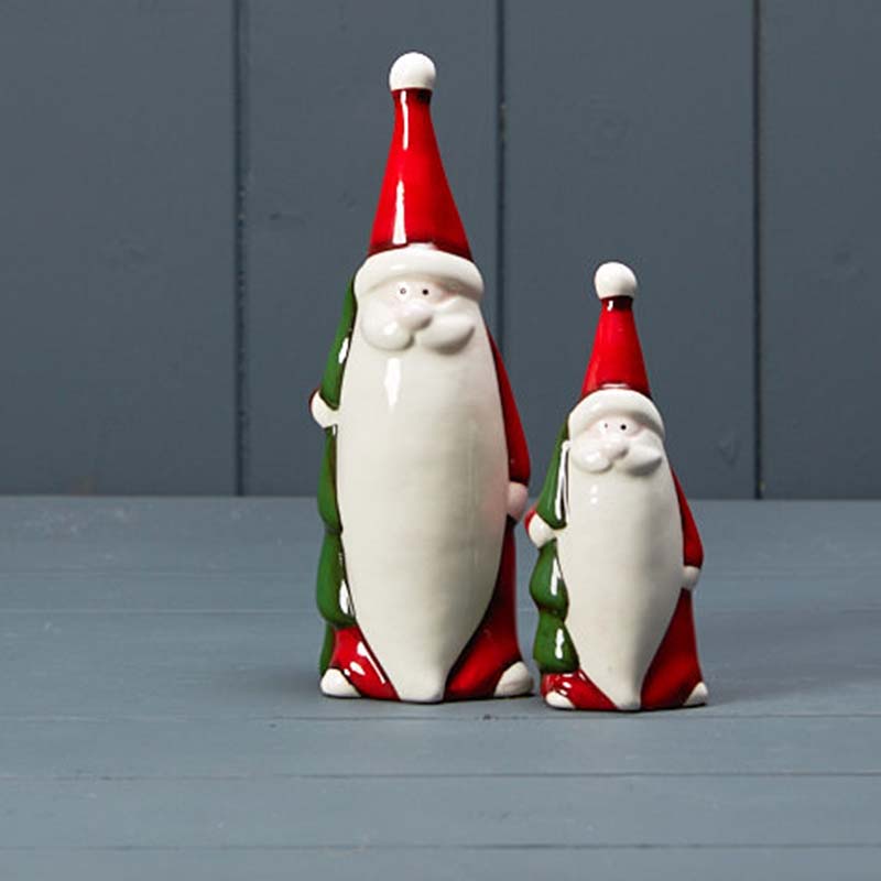 Ceramic Santas