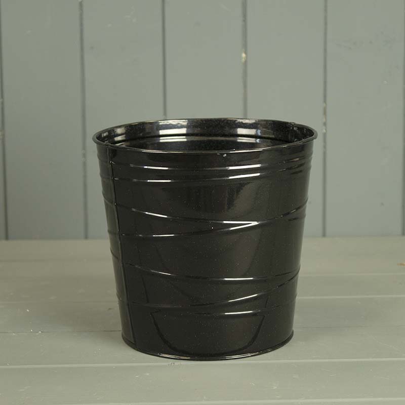 Black Zinc Pot for Planting