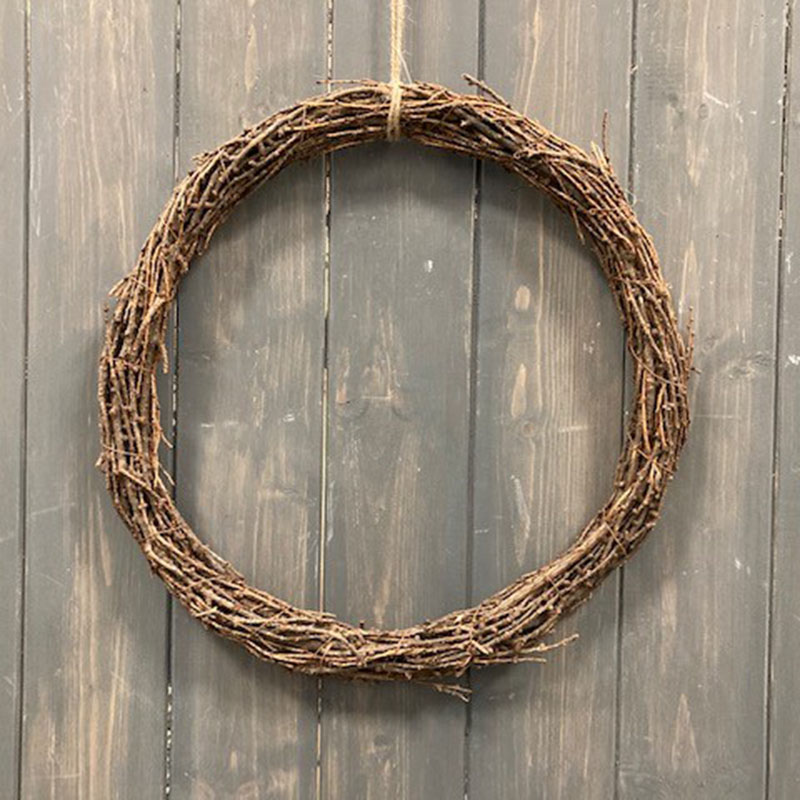 Natural Pine Twig Wreath (33cm) detail page
