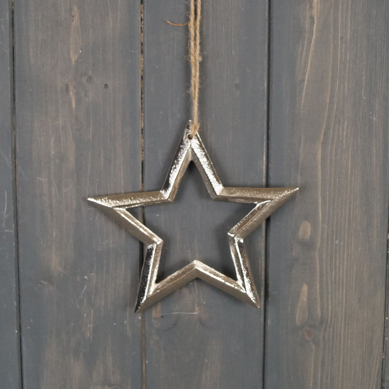 Metal Hanging Star (15cm)