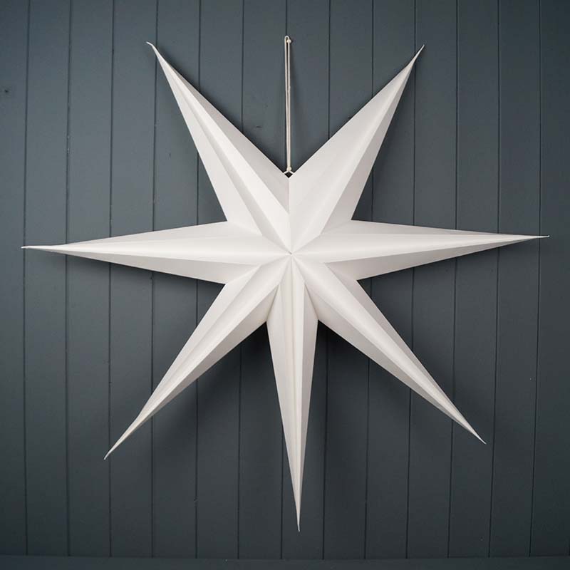Hanging Handmade FSC Paper Star (100cm) detail page