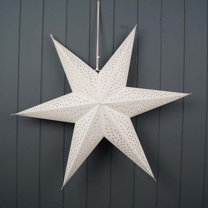 Hanging Handmade FSC Paper Star (60cm) detail page