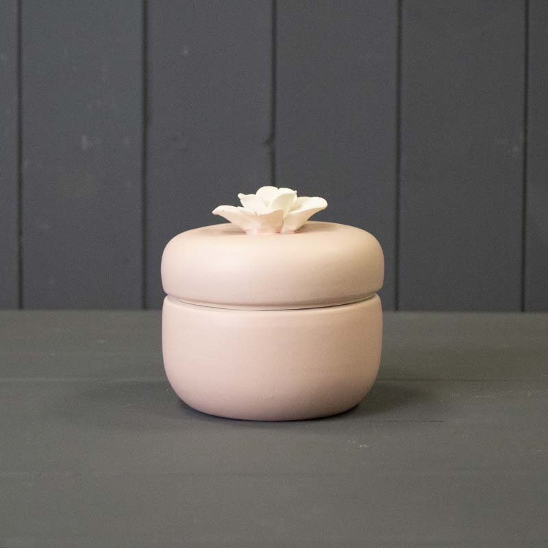 Floral Ceramic Pot (10.5cm) detail page