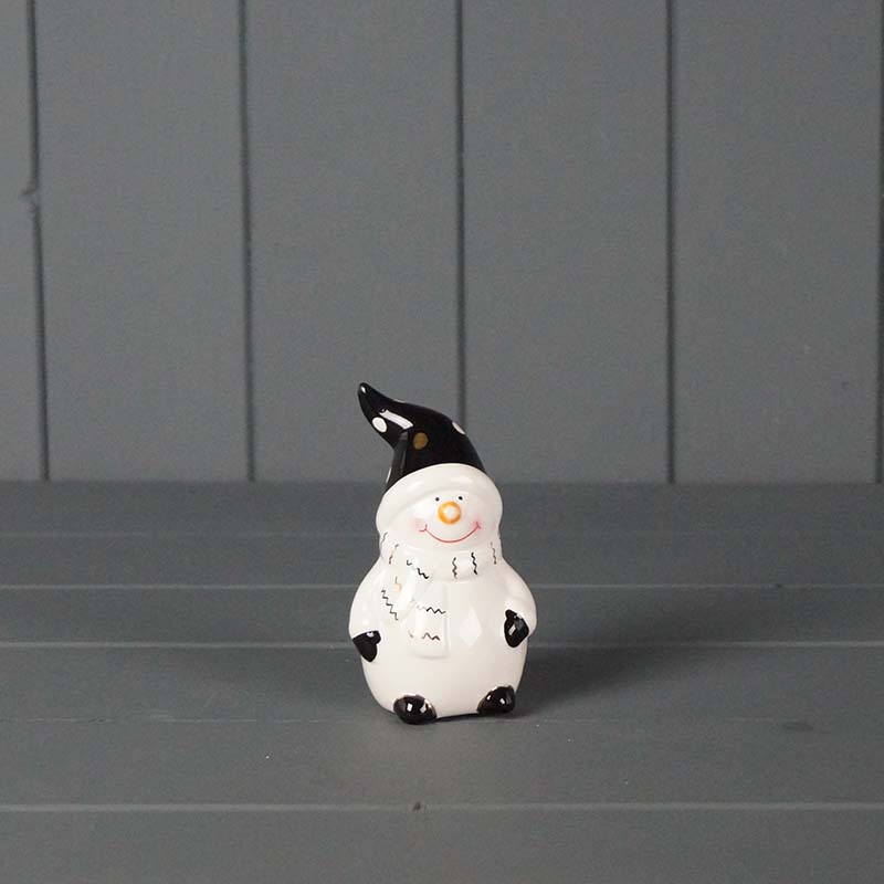 10cm Ceramic Snowman