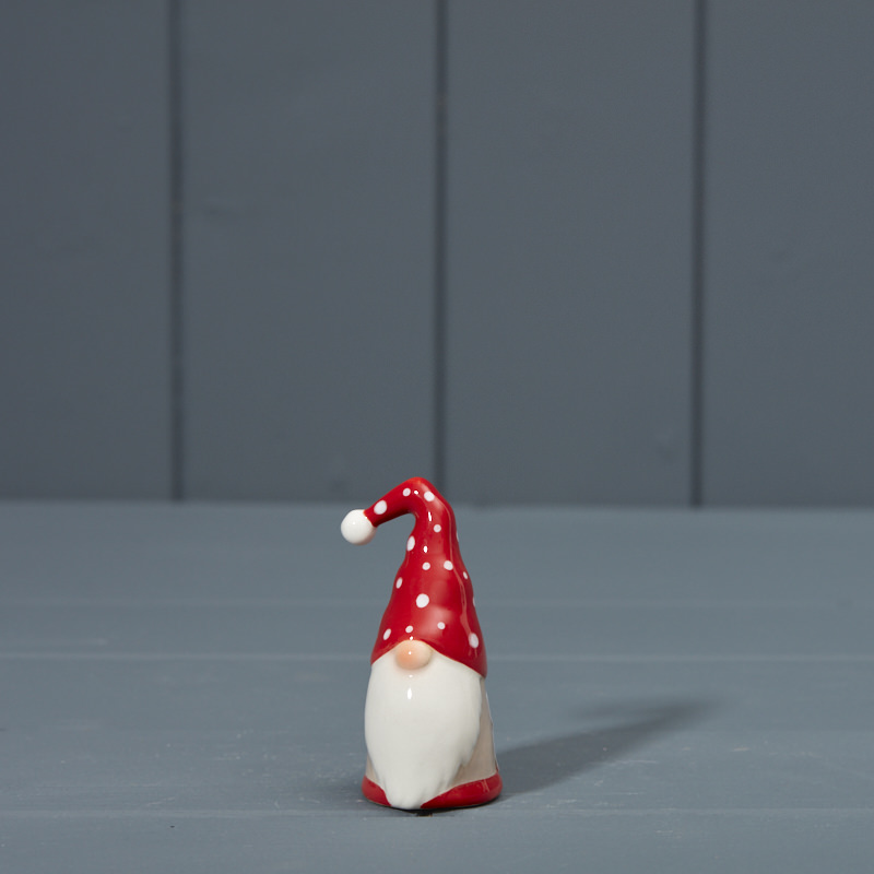 Small Ceramic Red Santa
