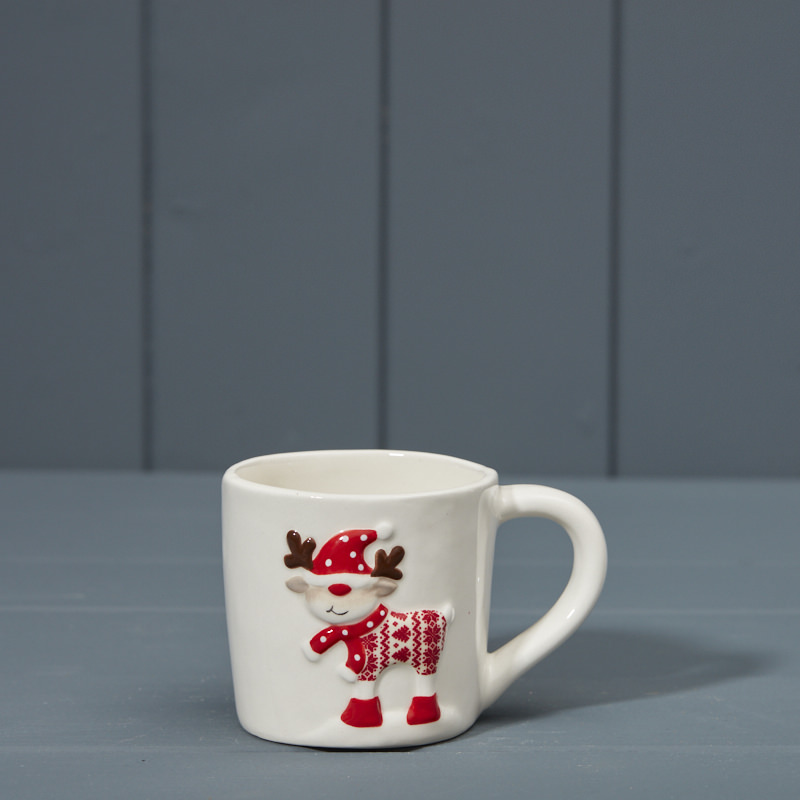Ceramic Reindeer Mug