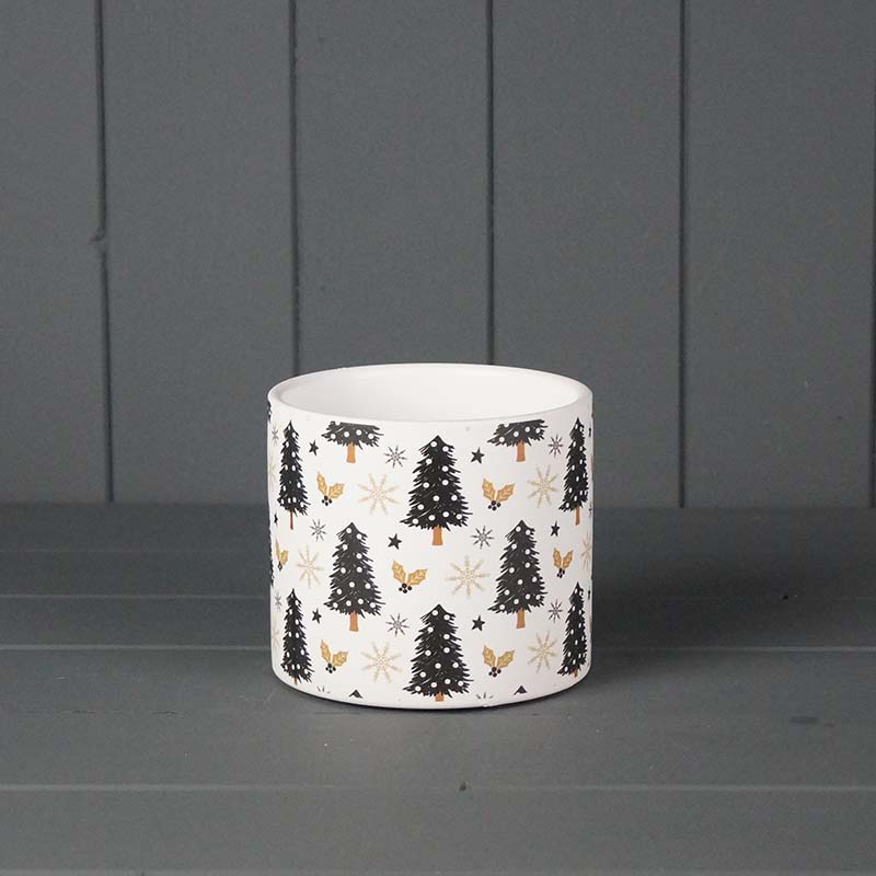 12cm Ceramic Christmas Tree Pot