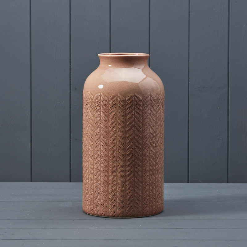 Pink Ceramic Vase (29.5cm) detail page