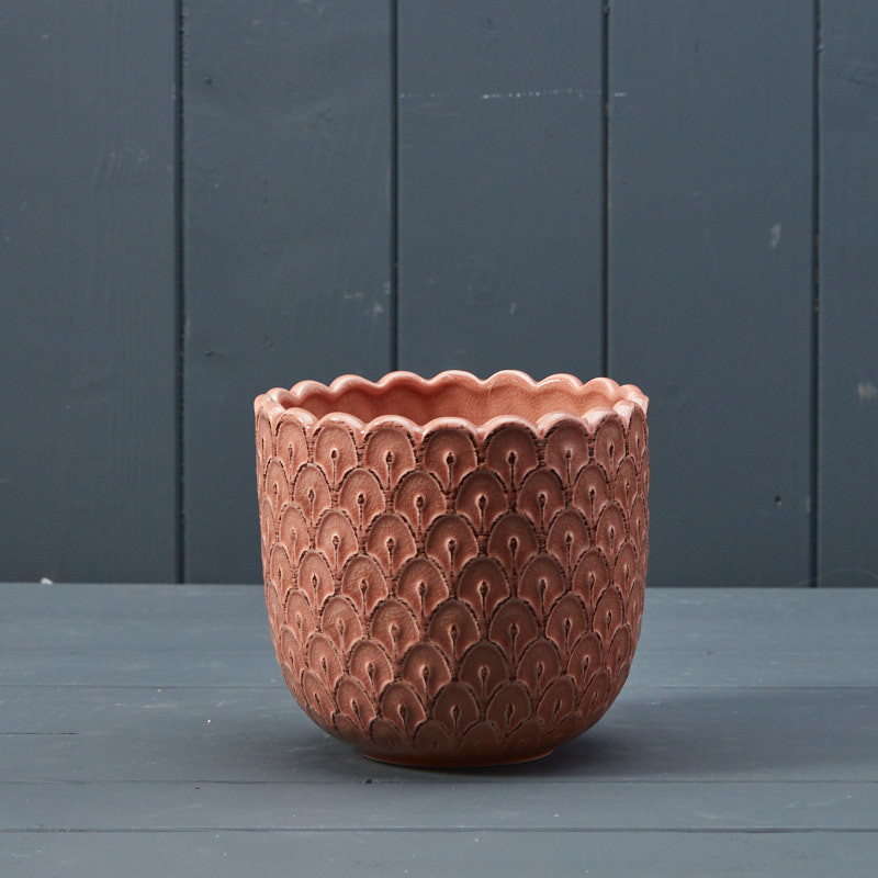Pink Ceramic Pot (13.5cm) detail page