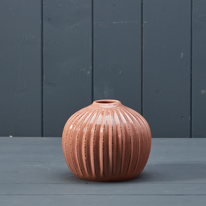 Pink Ceramic Vase (13cm) detail page