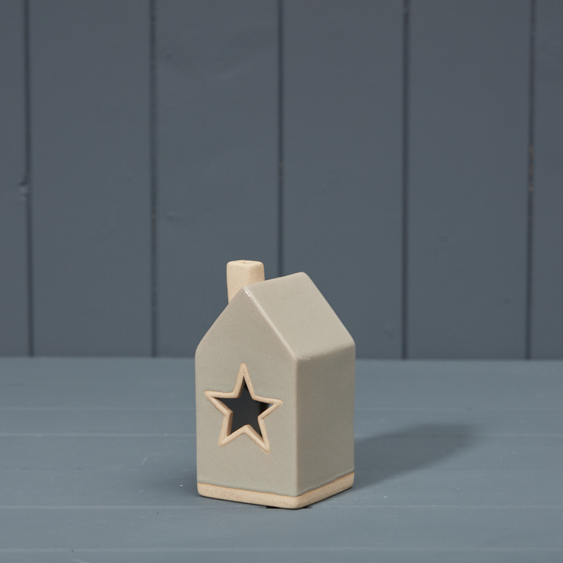 Ceramic House Tealight (12cm) detail page