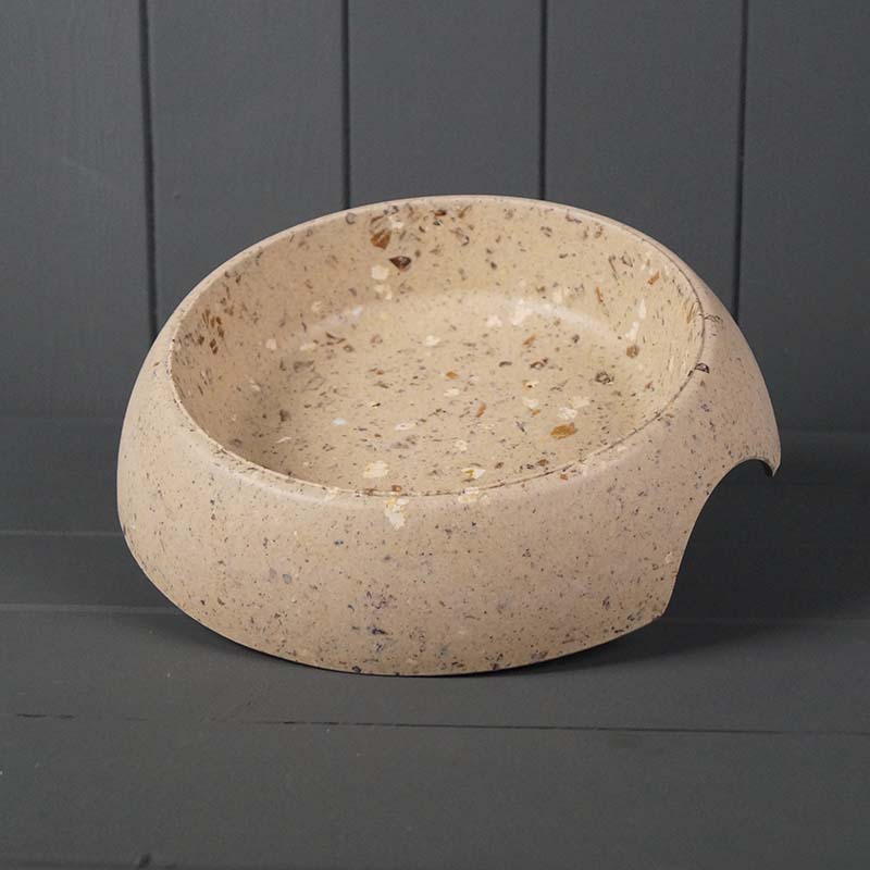 Earthy Pet Bowl Made with Coffee (23cm) detail page