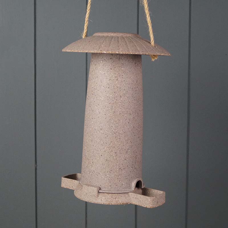 Seed Feeder made from Coffee Husks