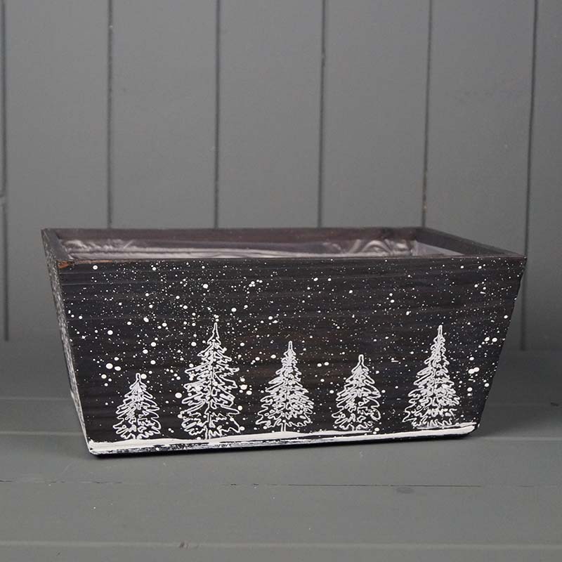 Wooden Christmas Tree Trough