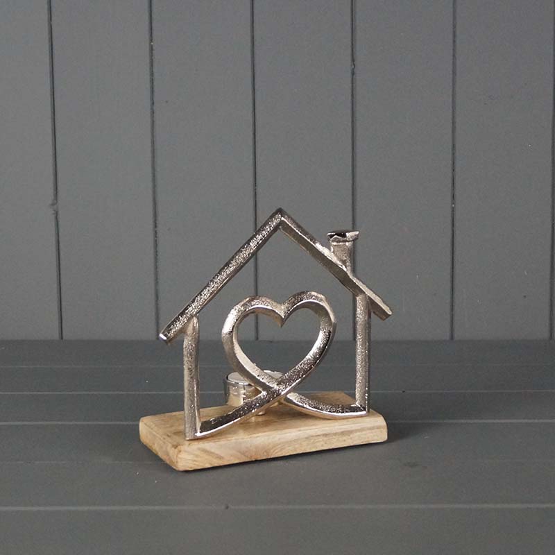 Metal House Tealight (17cm) detail page