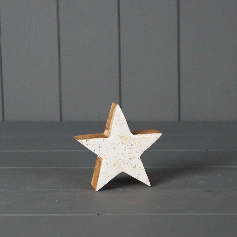 Wooden Enamelled Star (10cm) detail page