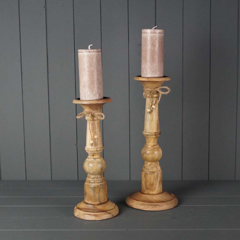 Wooden Candlesticks