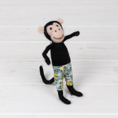 Wool Monkey Wearing Bermuda Shorts