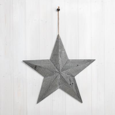 Beautiful greywashed wooden star. detail page