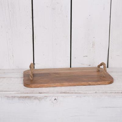 Lovely mango wood tray, great for serving your hot drinks and treats this Christmas!