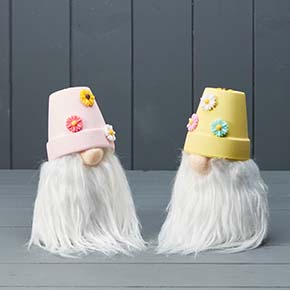Fabric Gonks with Pot Hats