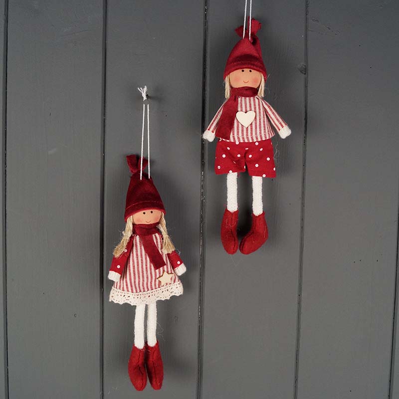Red Hanging Angels