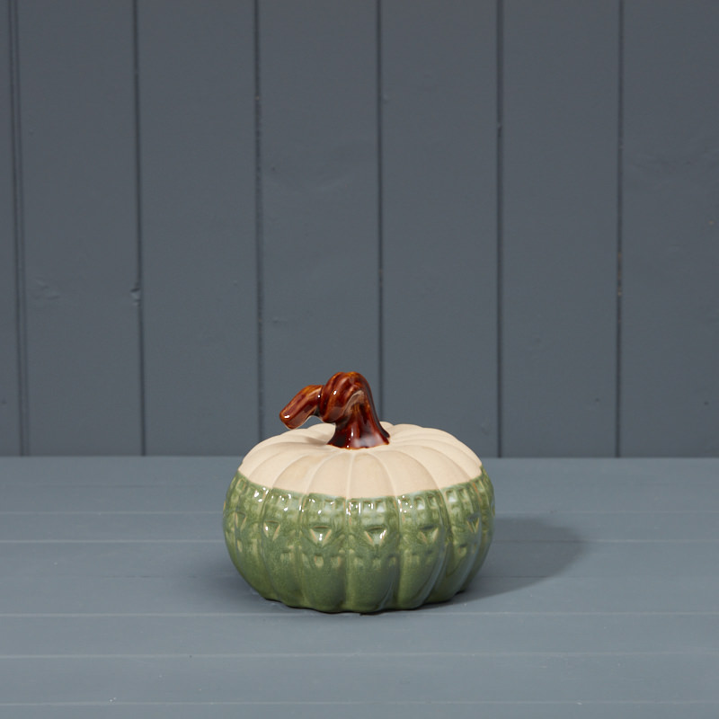 13.5cm Ceramic Pumpkin