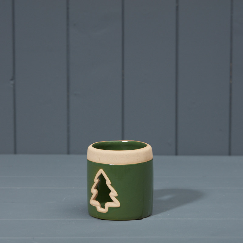 Ceramic Tree Tealight (8cm) detail page