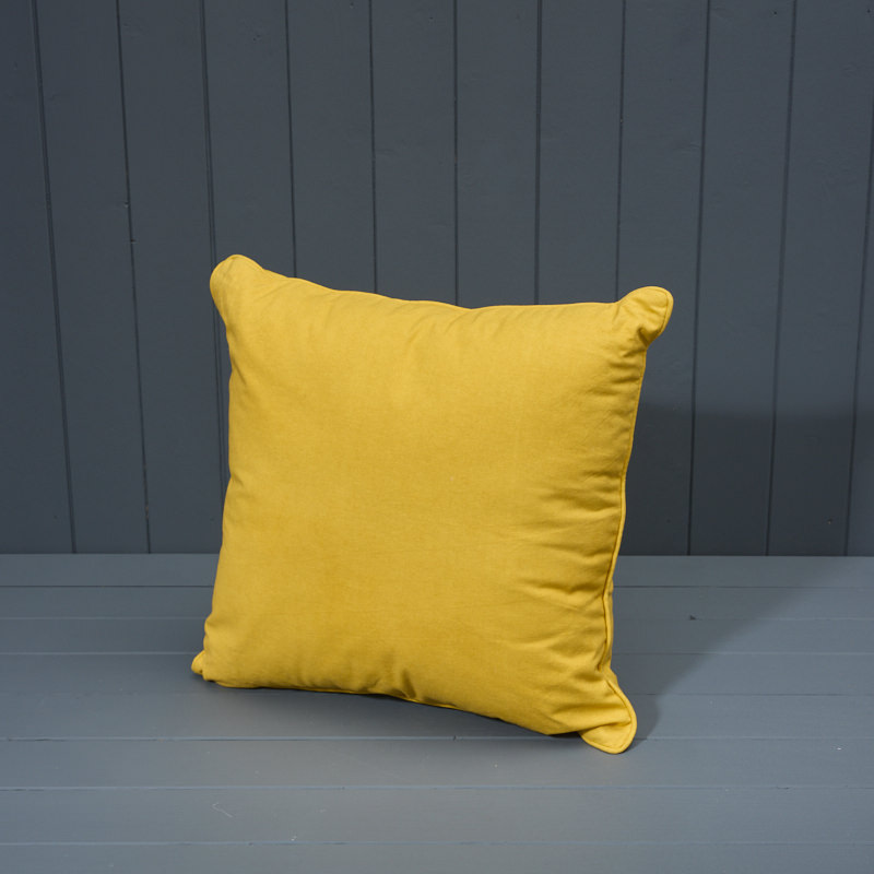 Handmade Mustard Cushion