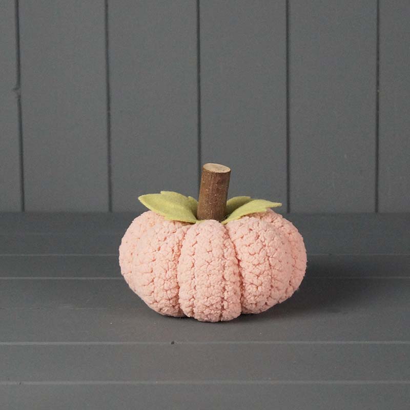Pink Fabric Pumpkin (13cm) detail page