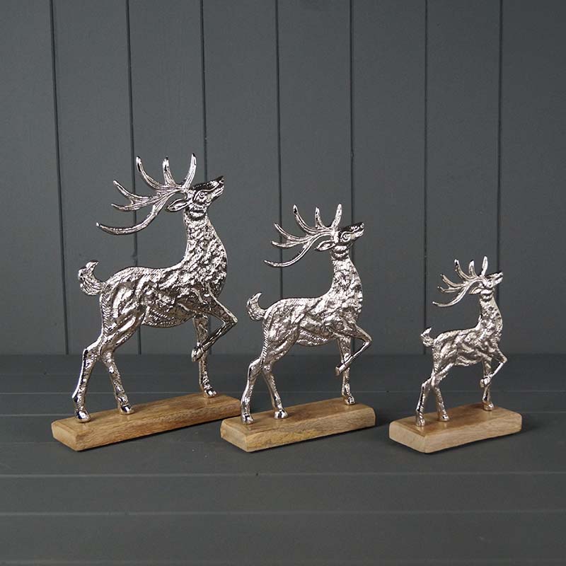 Metal Reindeer Ornaments